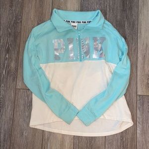 PINK Victoria Secret Half-Zip Pullover
